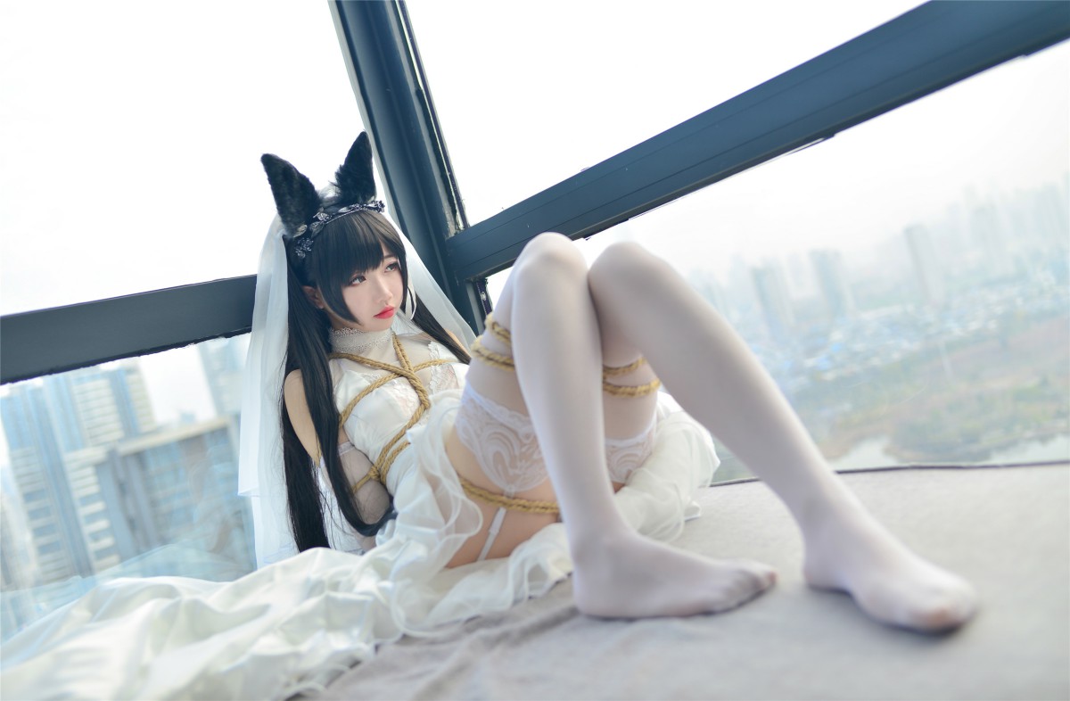 图片[29]-Cos小姐姐雪琪- 爱宕高跟美腿与婚纱 – COSPLAY-小爱·美女部落