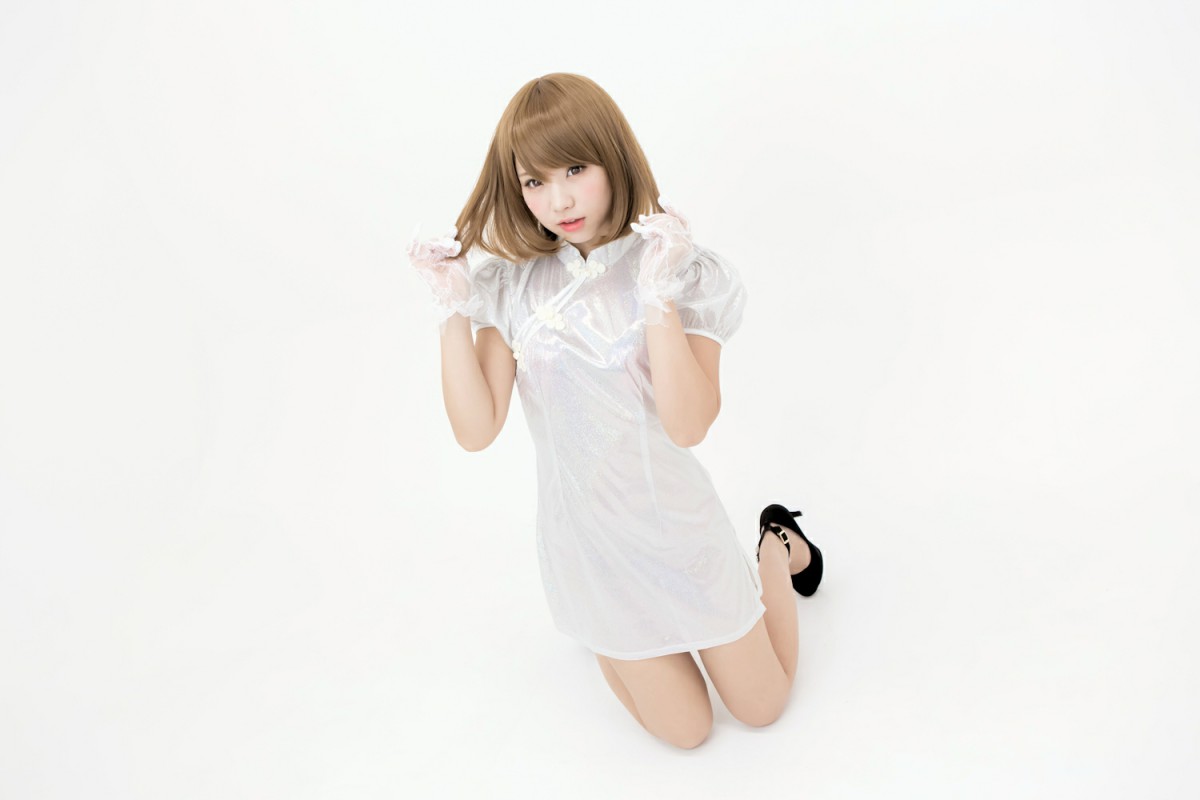 图片[7]-中華娘娘之白色旗袍与美腿高跟 – COSPLAY-小爱·美女部落