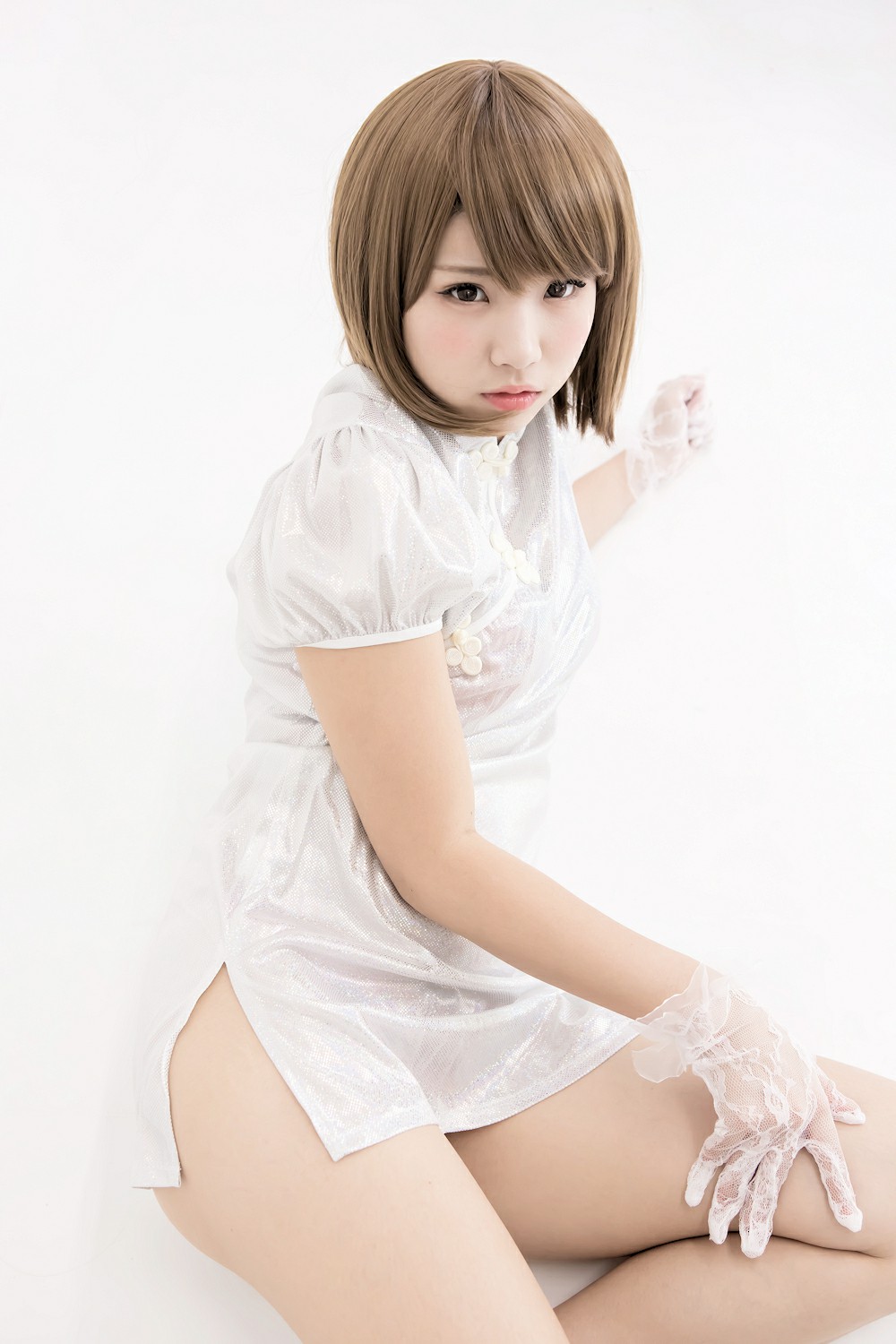 图片[18]-中華娘娘之白色旗袍与美腿高跟 – COSPLAY-小爱·美女部落