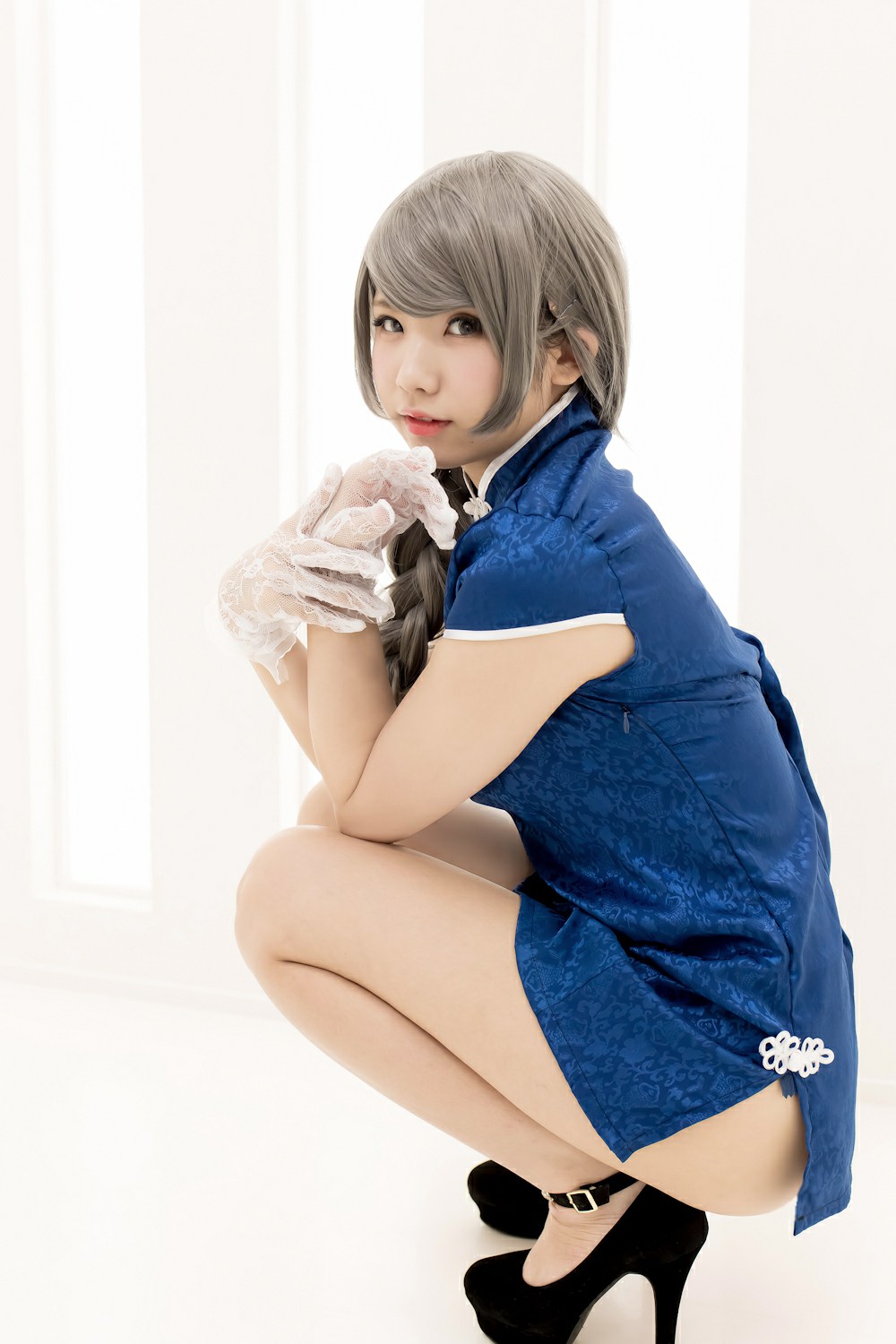 图片[7]-中華娘娘之Blue蓝色旗袍与美腿高跟 – COSPLAY-小爱·美女部落