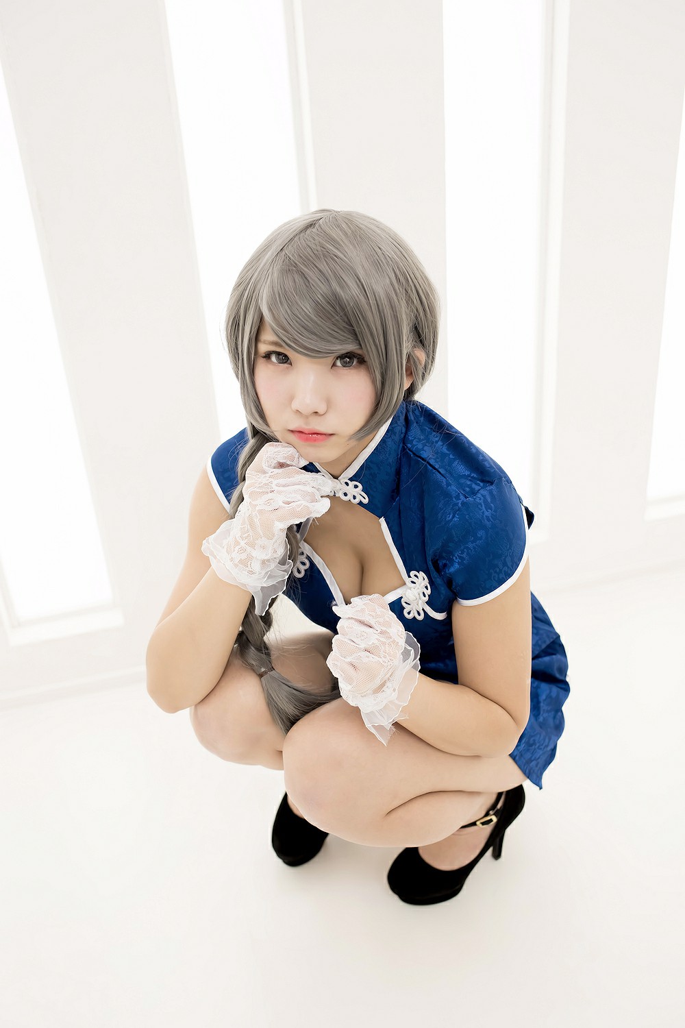 图片[15]-中華娘娘之Blue蓝色旗袍与美腿高跟 – COSPLAY-小爱·美女部落