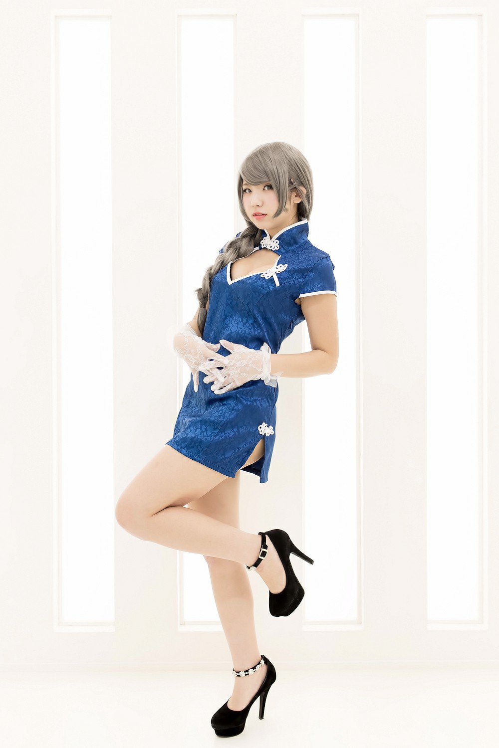 图片[16]-中華娘娘之Blue蓝色旗袍与美腿高跟 – COSPLAY-小爱·美女部落