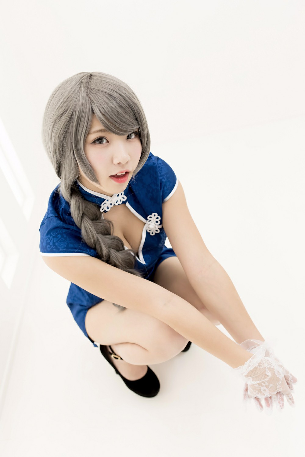 图片[14]-中華娘娘之Blue蓝色旗袍与美腿高跟 – COSPLAY-小爱·美女部落