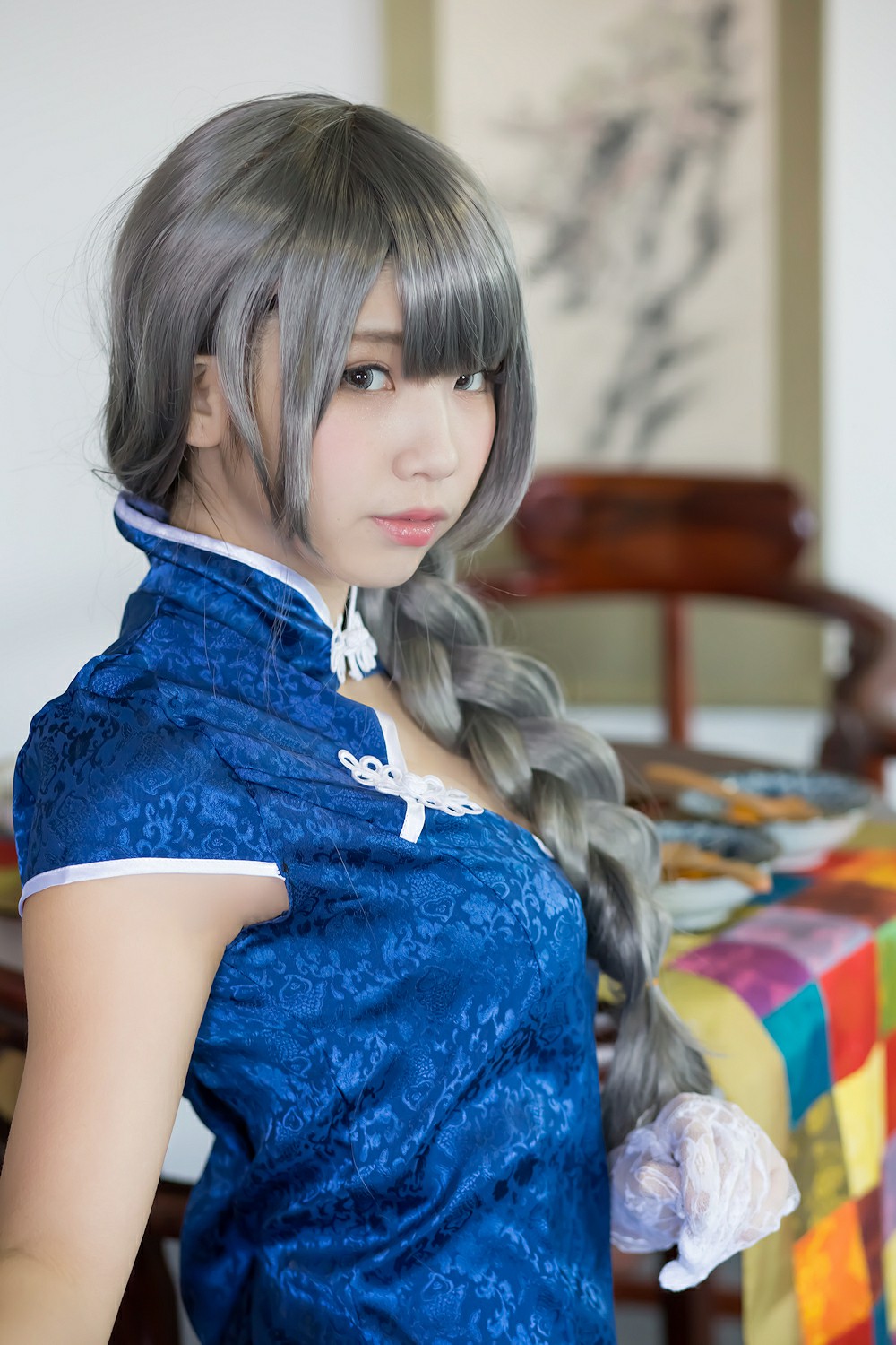 图片[30]-中華娘娘之Blue蓝色旗袍与美腿高跟 – COSPLAY-小爱·美女部落