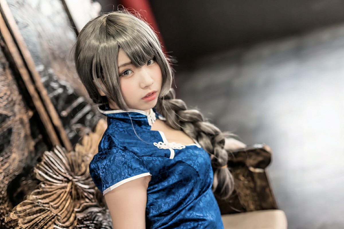 图片[50]-中華娘娘之Blue蓝色旗袍与美腿高跟 – COSPLAY-小爱·美女部落