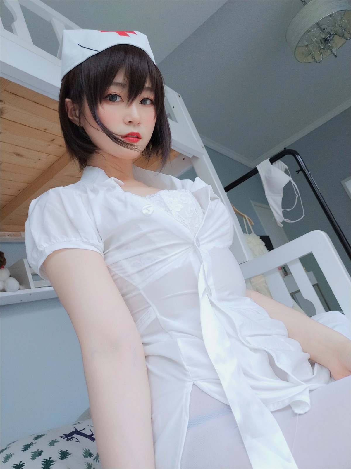 图片[26]-Coser小姐姐白银 – 白丝小护士 – COSPLAY-小爱·美女部落
