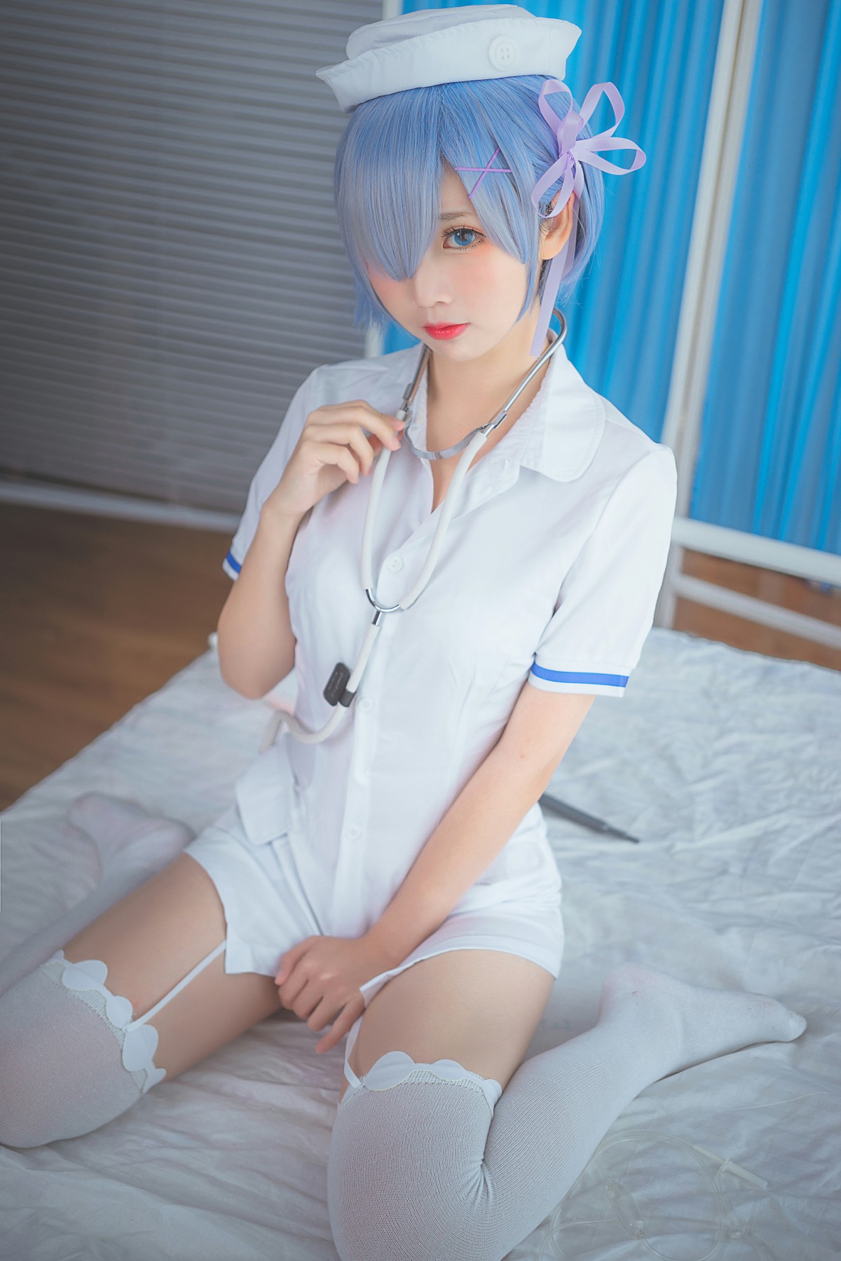 图片[7]-[Cosplay]面饼仙儿 – 蕾姆护士装 – COSPLAY-小爱·美女部落