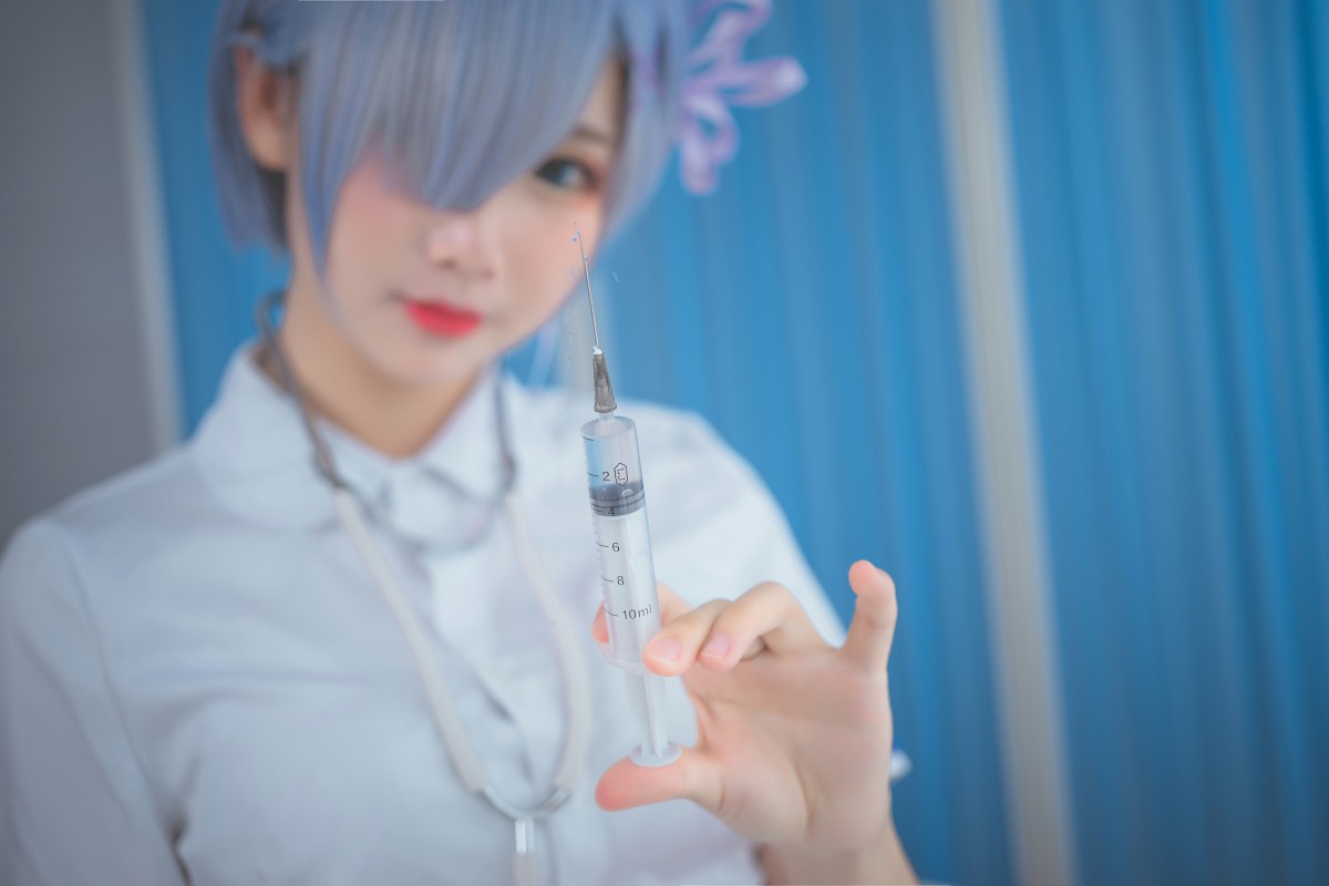 图片[5]-[Cosplay]面饼仙儿 – 蕾姆护士装 – COSPLAY-小爱·美女部落