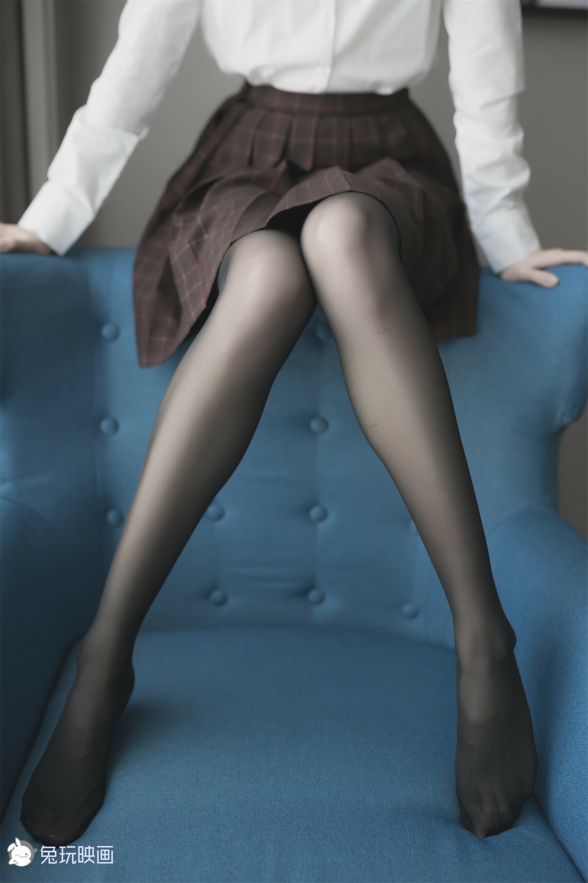 图片[21]-兔玩映画系列 Vol.051 蓝椅子上的黑丝少女_ – COSPLAY-小爱·美女部落