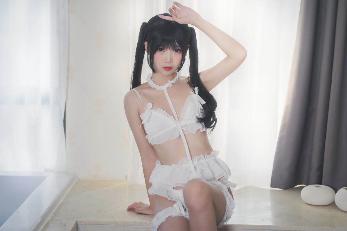 [Cosplay]面饼仙儿 – 脑内少女 白内衣 – COSPLAY-小爱·美女部落