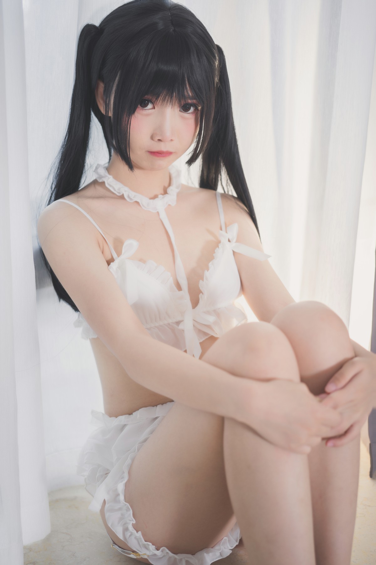图片[6]-[Cosplay]面饼仙儿 – 脑内少女 白内衣 – COSPLAY-小爱·美女部落