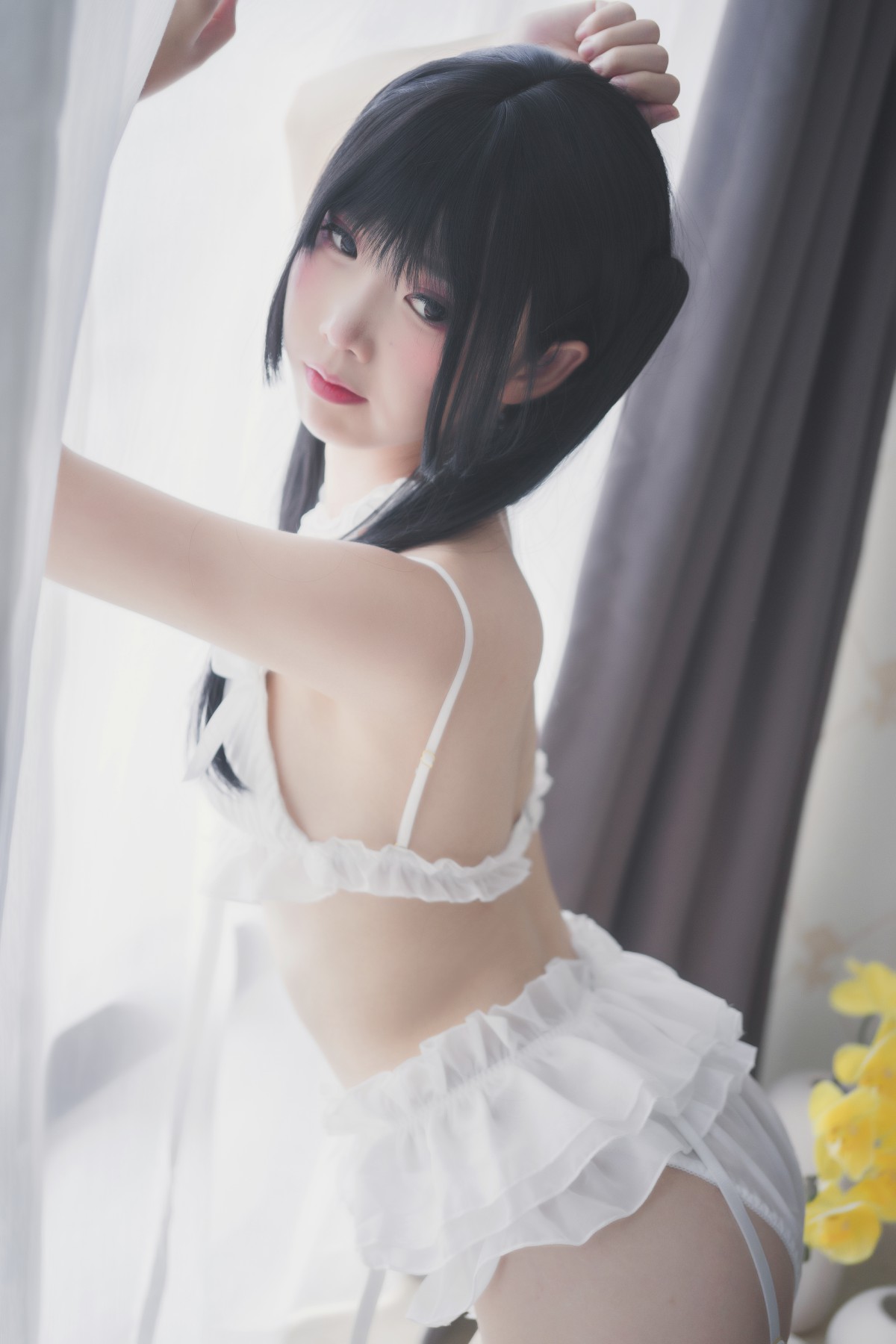 图片[10]-[Cosplay]面饼仙儿 – 脑内少女 白内衣 – COSPLAY-小爱·美女部落