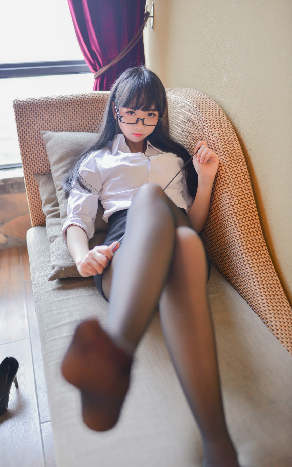 图片[7]-[Cosplay]雪琪 – 教师黑丝 – COSPLAY-小爱·美女部落