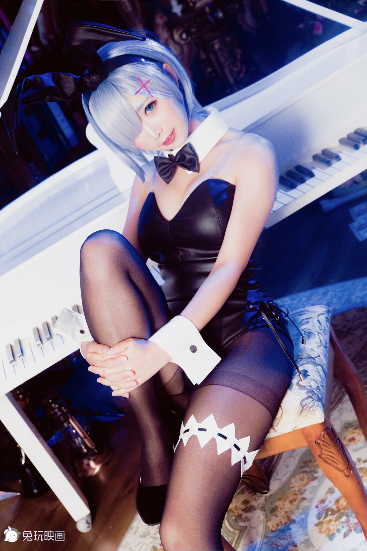 图片[5]-[Cosplay]面饼仙儿 – 兔女郎 – COSPLAY-小爱·美女部落