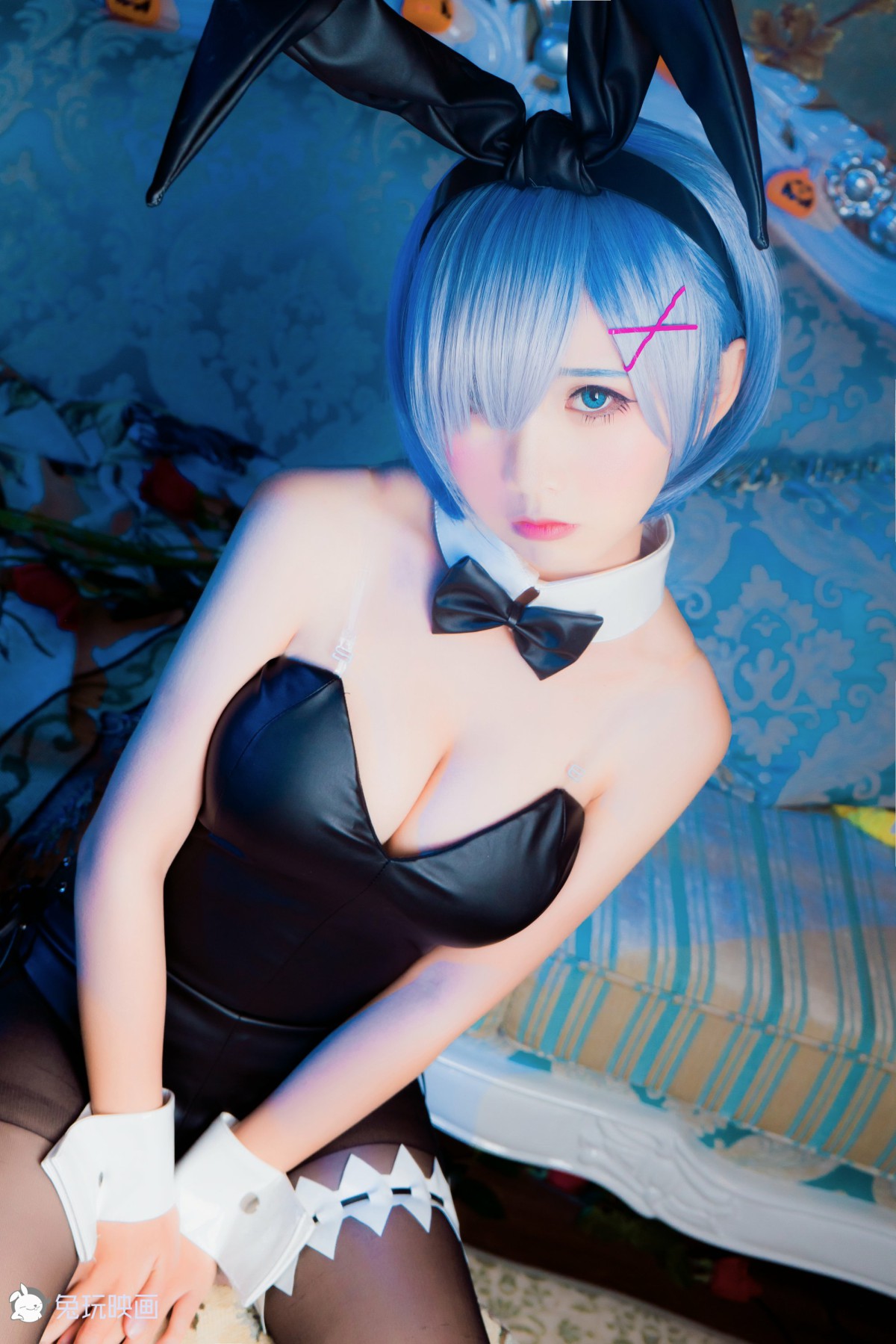 图片[6]-[Cosplay]面饼仙儿 – 兔女郎 – COSPLAY-小爱·美女部落