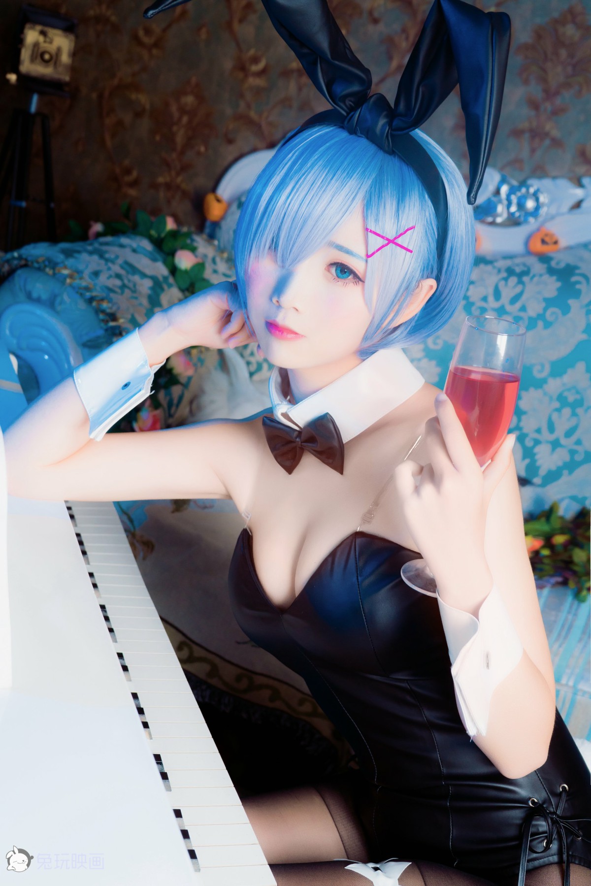 图片[8]-[Cosplay]面饼仙儿 – 兔女郎 – COSPLAY-小爱·美女部落