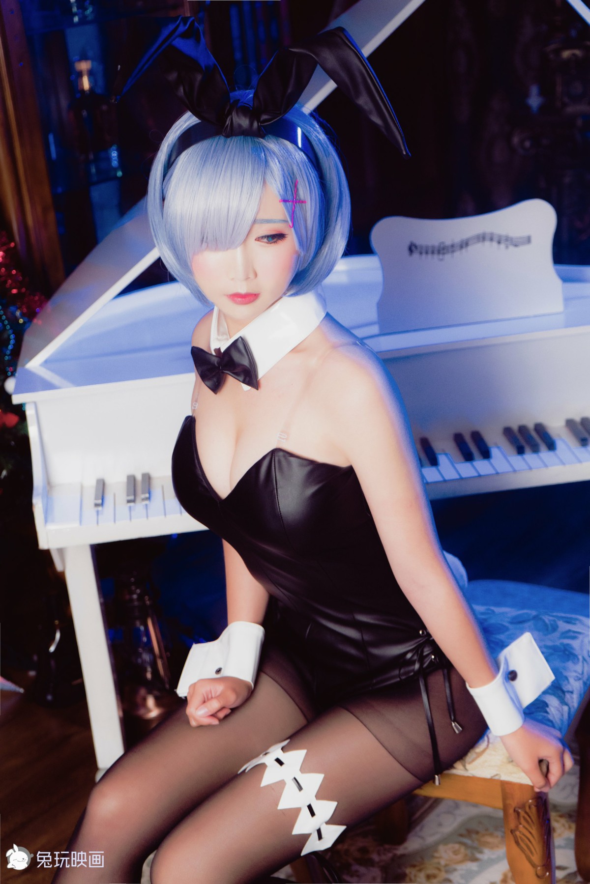 图片[19]-[Cosplay]面饼仙儿 – 兔女郎 – COSPLAY-小爱·美女部落