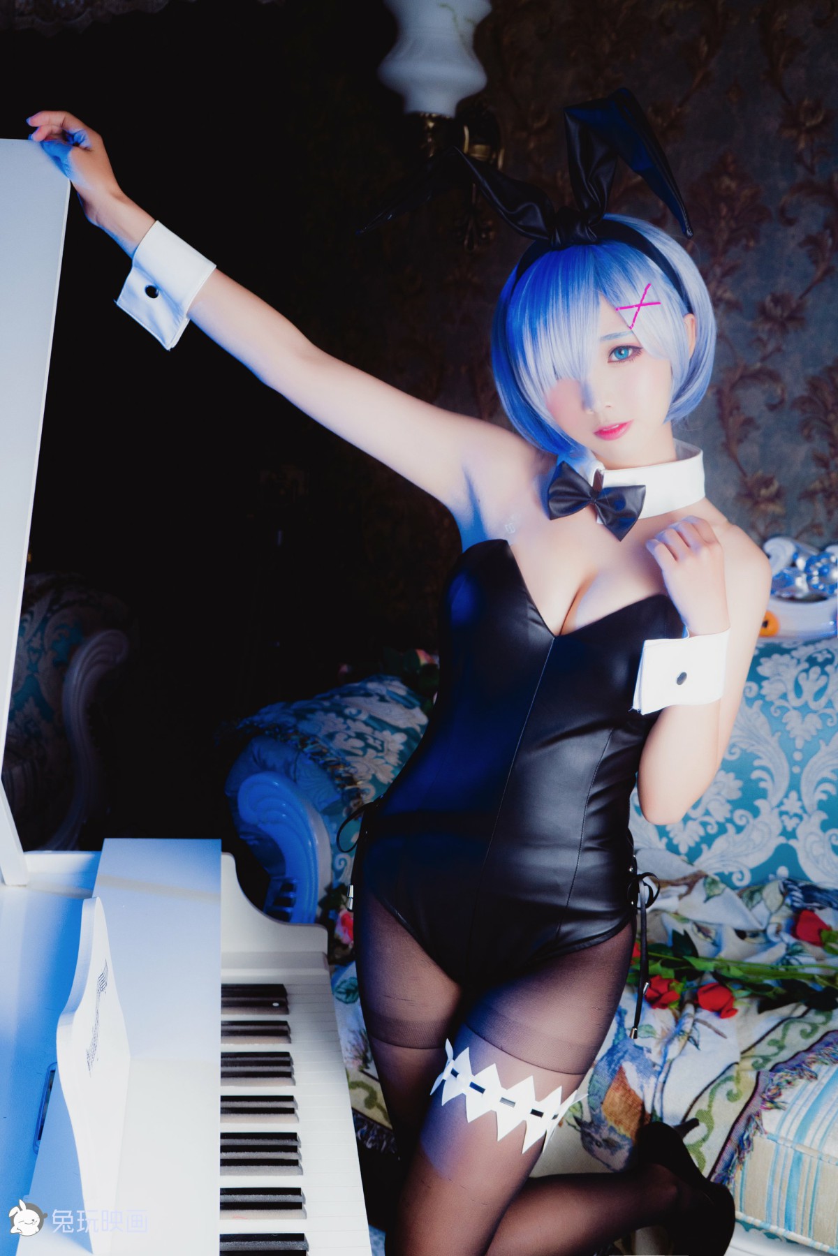图片[23]-[Cosplay]面饼仙儿 – 兔女郎 – COSPLAY-小爱·美女部落