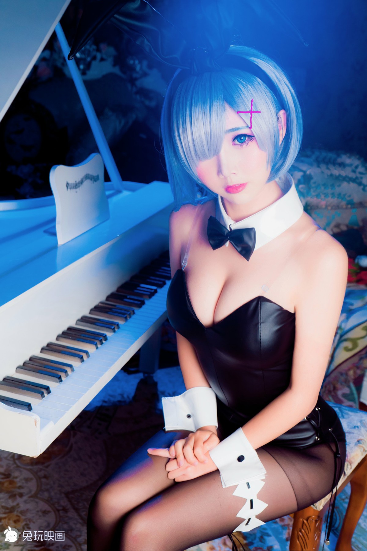 图片[37]-[Cosplay]面饼仙儿 – 兔女郎 – COSPLAY-小爱·美女部落