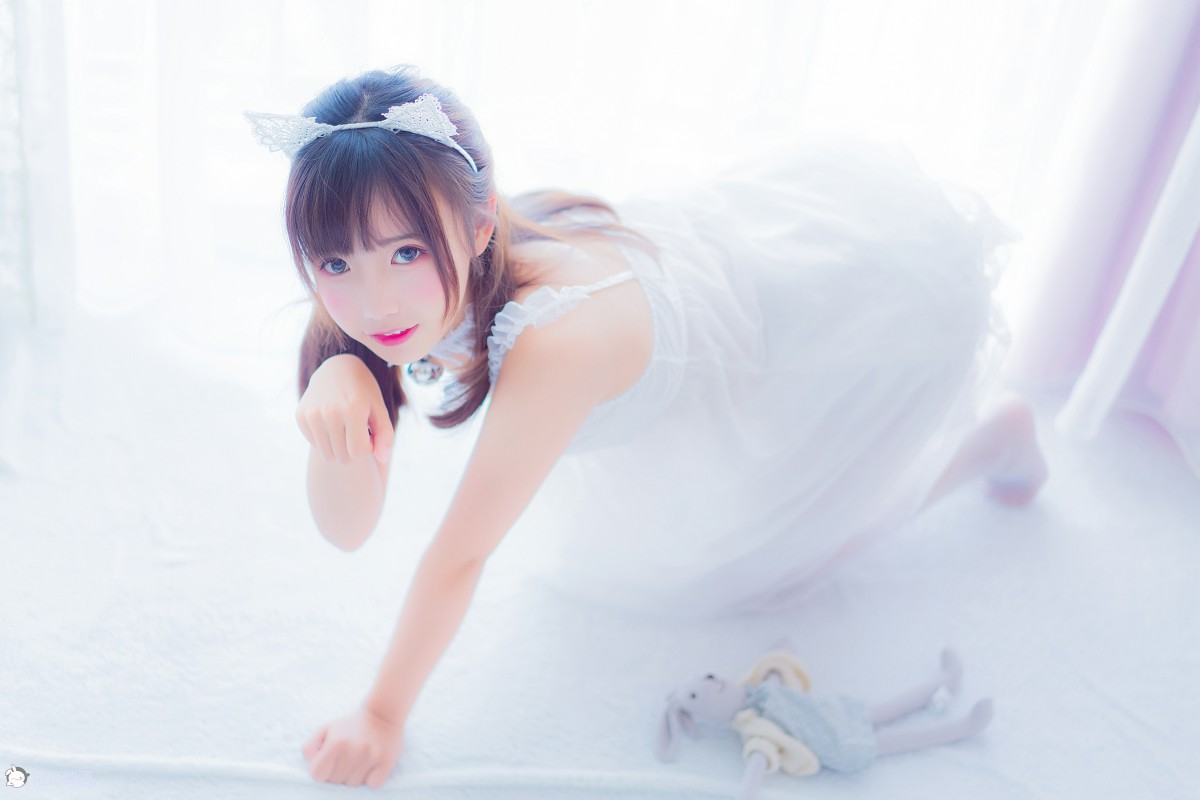 图片[4]-[Cosplay]面饼仙儿 – 吊带睡衣 – COSPLAY-小爱·美女部落