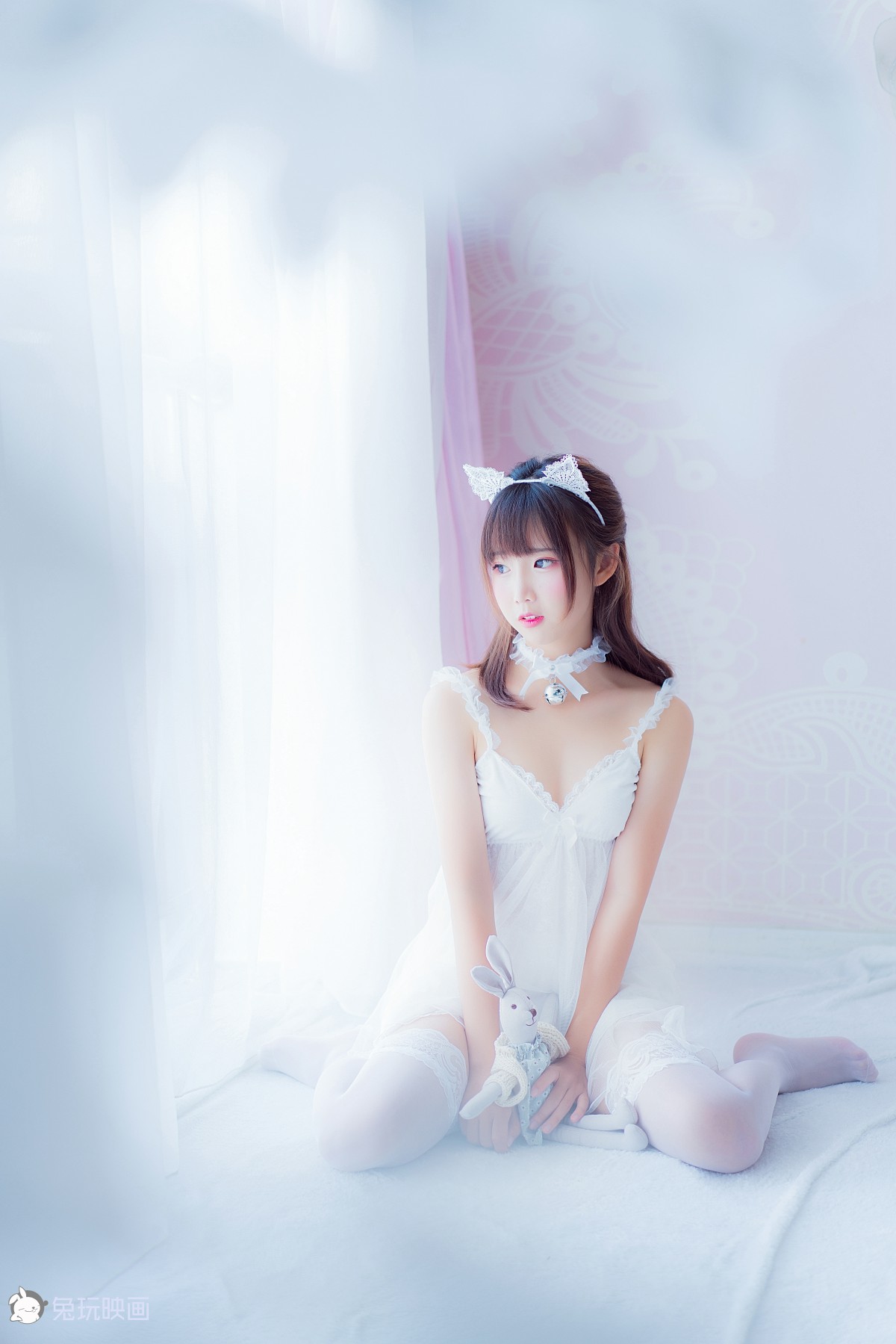 图片[12]-[Cosplay]面饼仙儿 – 吊带睡衣 – COSPLAY-小爱·美女部落