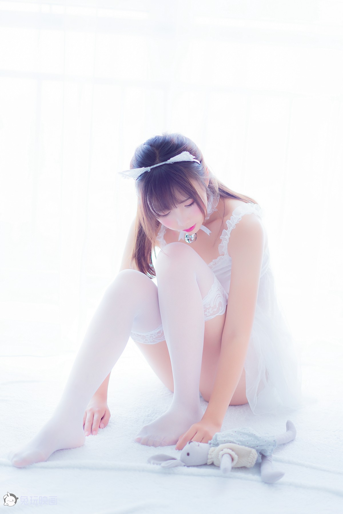 图片[16]-[Cosplay]面饼仙儿 – 吊带睡衣 – COSPLAY-小爱·美女部落