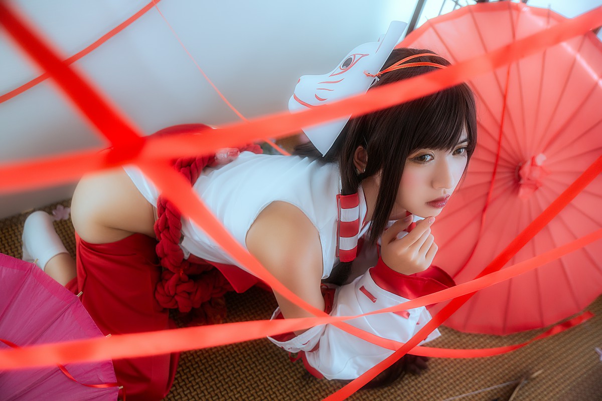 图片[8]-[Cosplay]鳗鱼霏儿 – 巫女 – COSPLAY-小爱·美女部落
