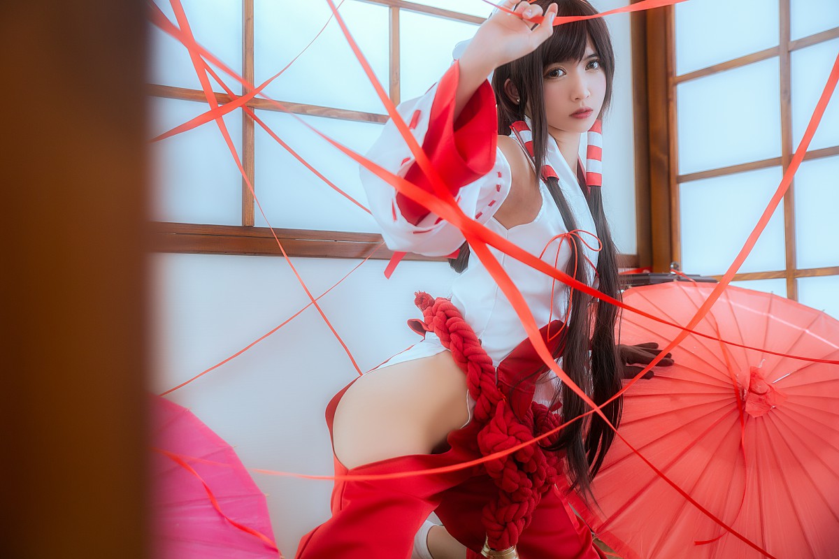 图片[10]-[Cosplay]鳗鱼霏儿 – 巫女 – COSPLAY-小爱·美女部落