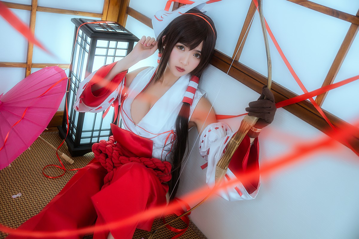 图片[11]-[Cosplay]鳗鱼霏儿 – 巫女 – COSPLAY-小爱·美女部落