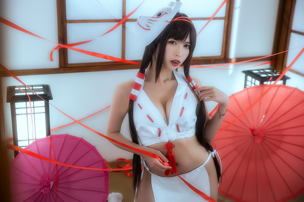 图片[12]-[Cosplay]鳗鱼霏儿 – 巫女 – COSPLAY-小爱·美女部落