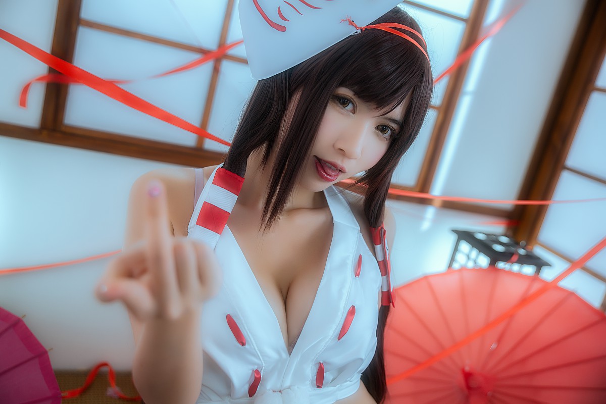 图片[14]-[Cosplay]鳗鱼霏儿 – 巫女 – COSPLAY-小爱·美女部落