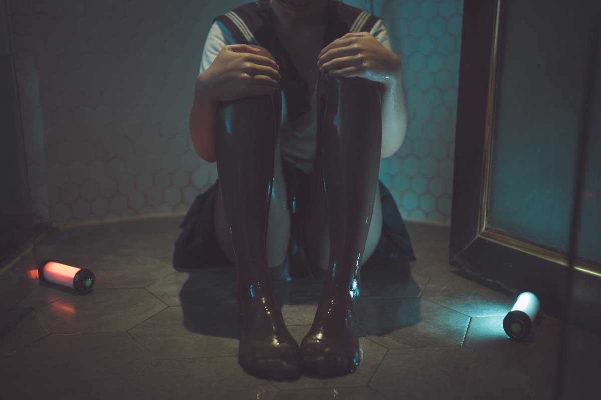图片[17]-[Cosplay]面饼仙儿 – 脑内少女 浴缸黑丝 – COSPLAY-小爱·美女部落
