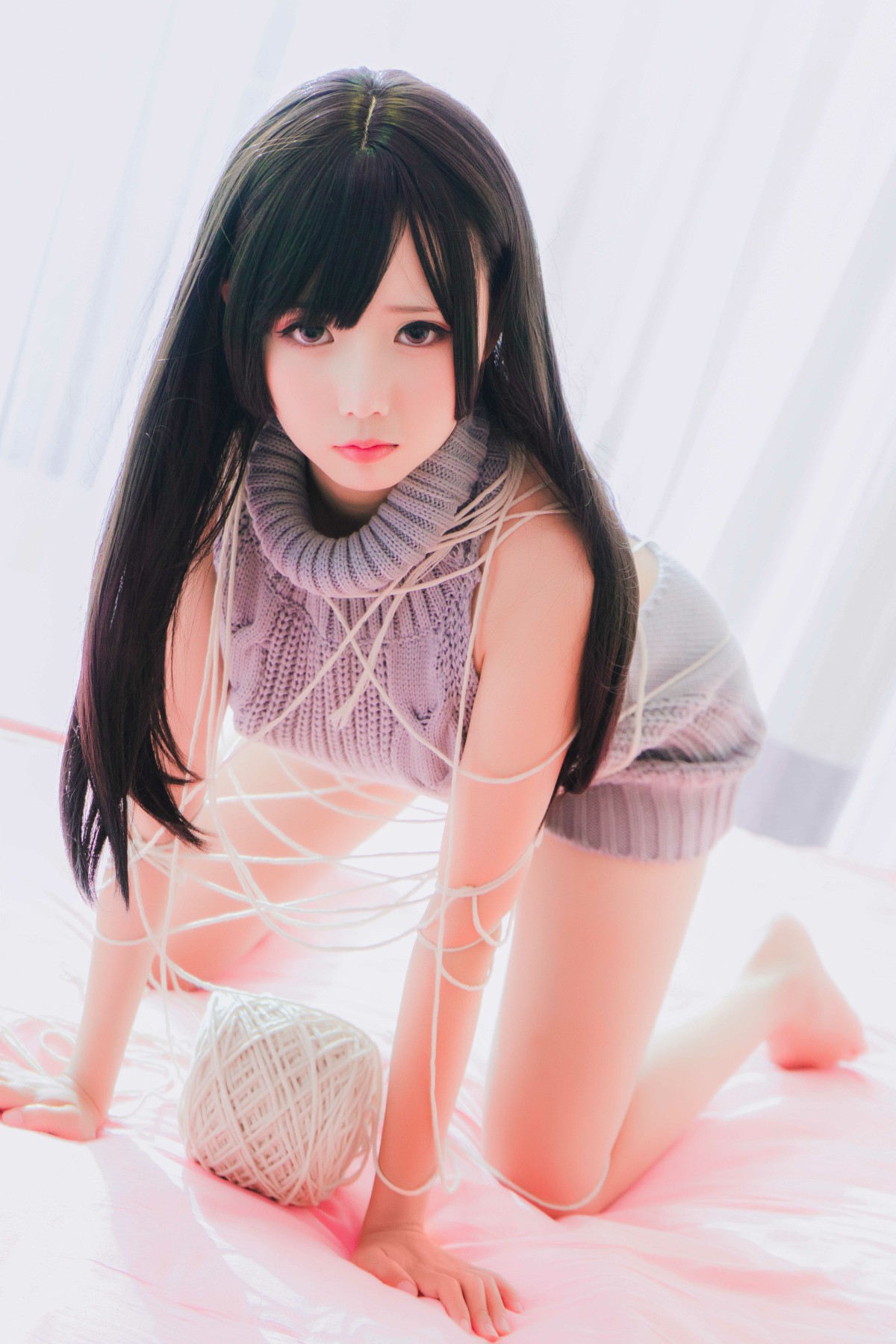 图片[17]-[Cosplay]面饼仙儿 – 露背毛衣 – COSPLAY-小爱·美女部落