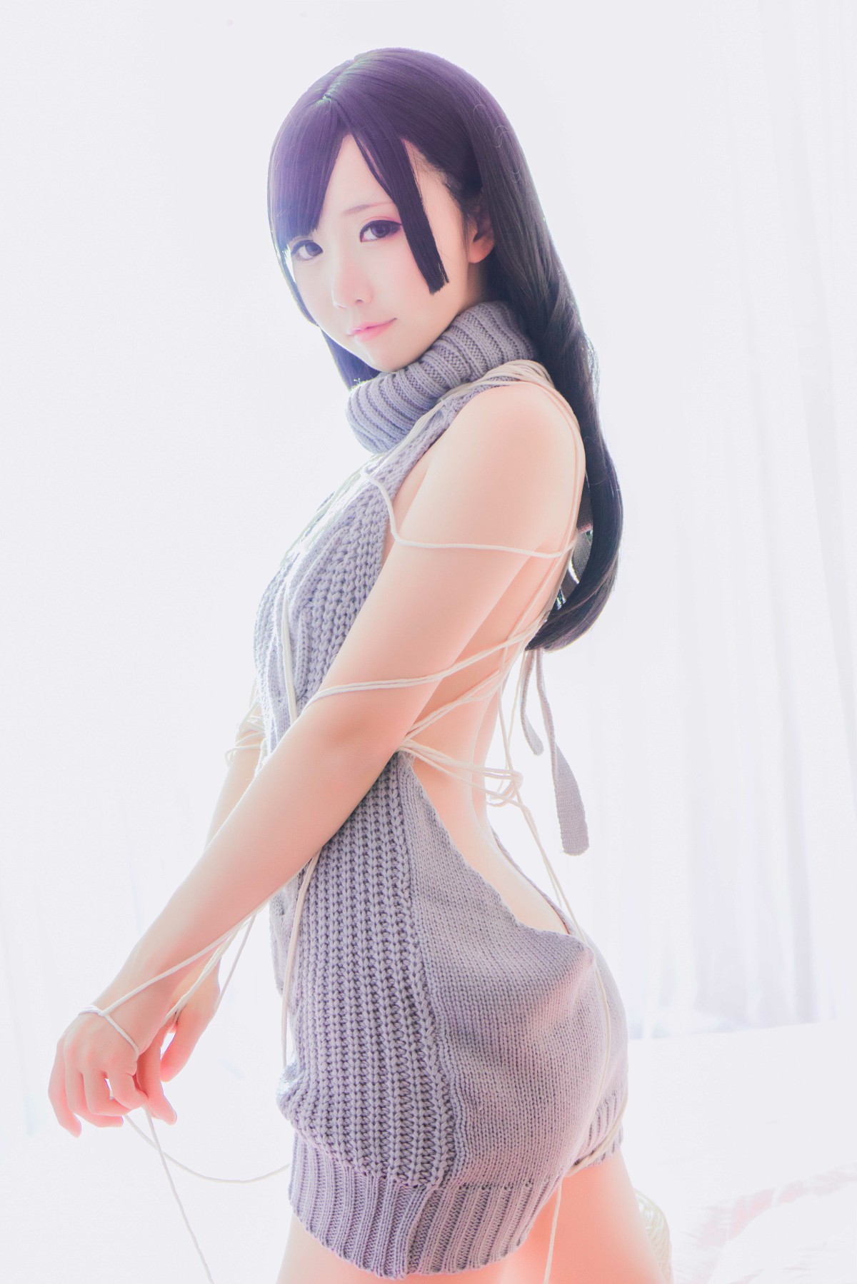 图片[36]-[Cosplay]面饼仙儿 – 露背毛衣 – COSPLAY-小爱·美女部落