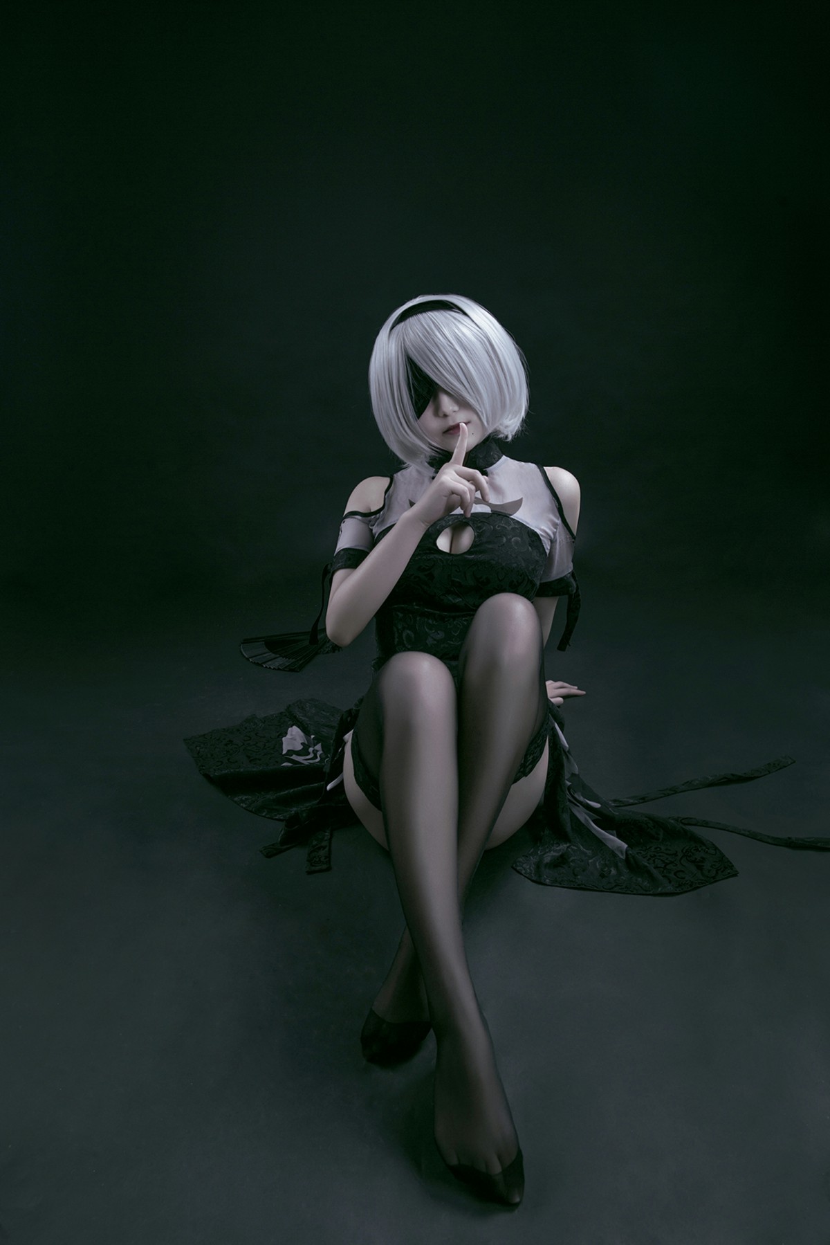 图片[2]-[Cosplay]穿旗袍的2B小姐姐 – COSPLAY-小爱·美女部落