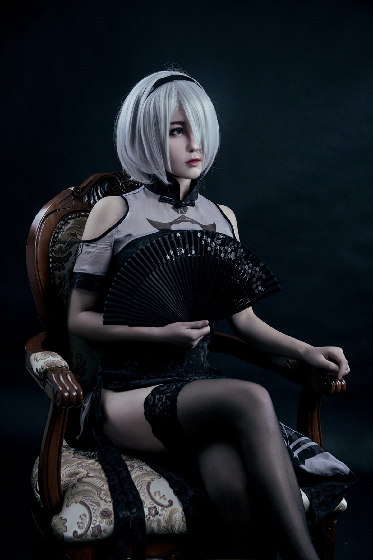图片[6]-[Cosplay]穿旗袍的2B小姐姐 – COSPLAY-小爱·美女部落