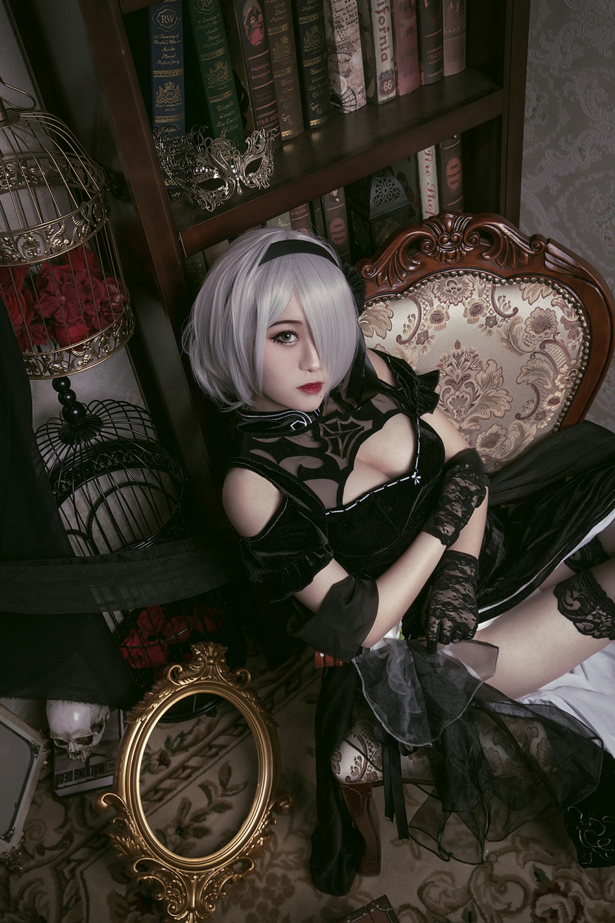 图片[7]-[Cosplay]穿旗袍的2B小姐姐 – COSPLAY-小爱·美女部落