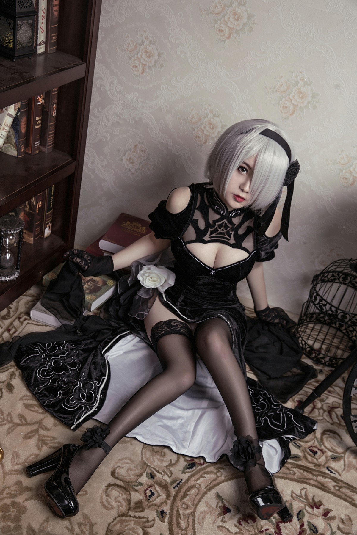 图片[9]-[Cosplay]穿旗袍的2B小姐姐 – COSPLAY-小爱·美女部落