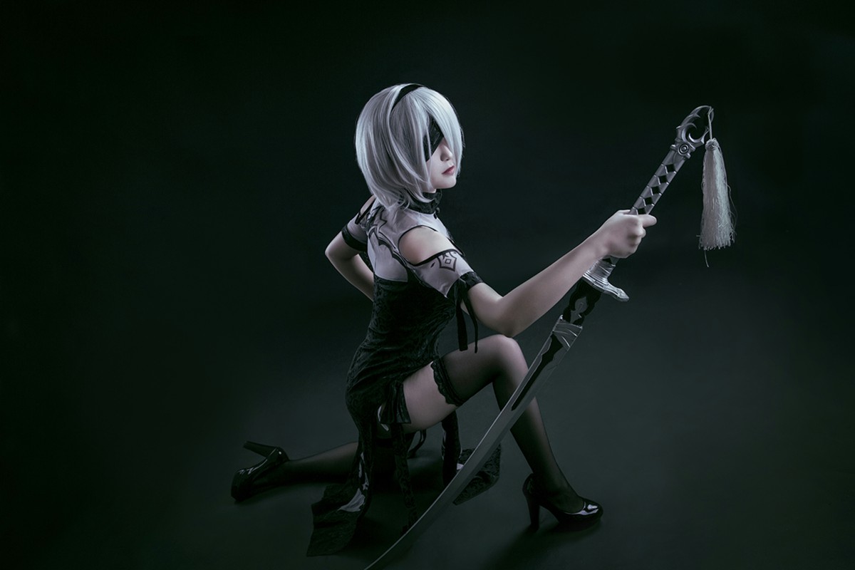 图片[16]-[Cosplay]穿旗袍的2B小姐姐 – COSPLAY-小爱·美女部落