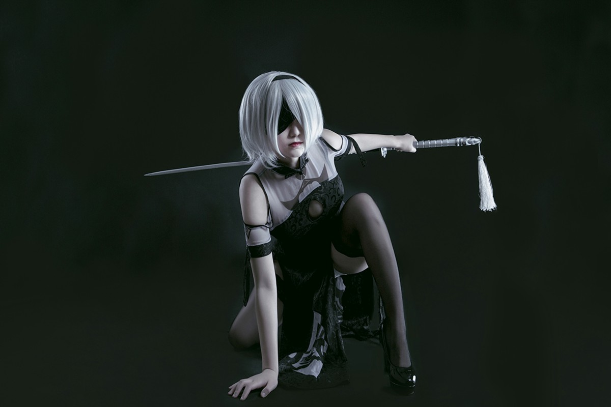 图片[23]-[Cosplay]穿旗袍的2B小姐姐 – COSPLAY-小爱·美女部落