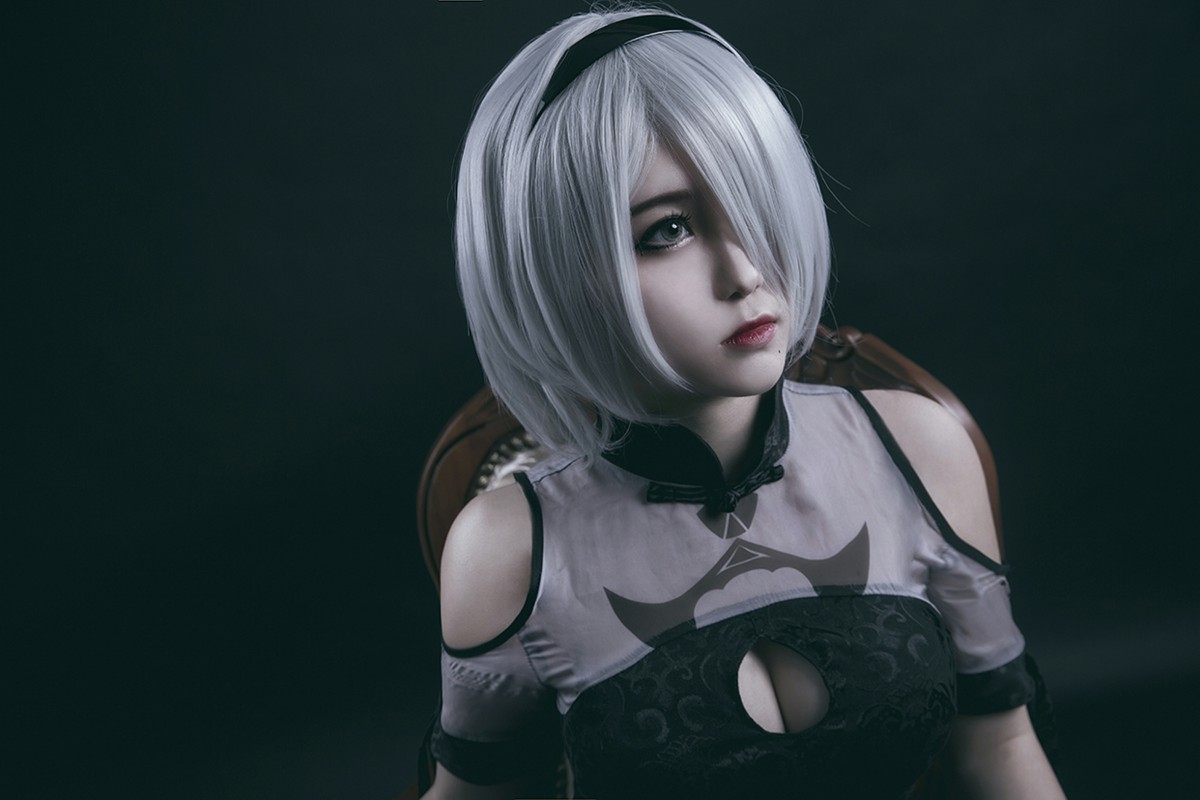 图片[27]-[Cosplay]穿旗袍的2B小姐姐 – COSPLAY-小爱·美女部落