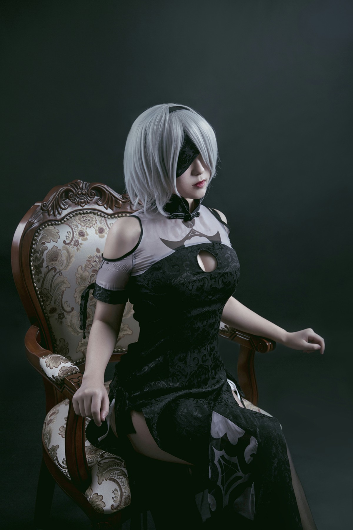 图片[26]-[Cosplay]穿旗袍的2B小姐姐 – COSPLAY-小爱·美女部落
