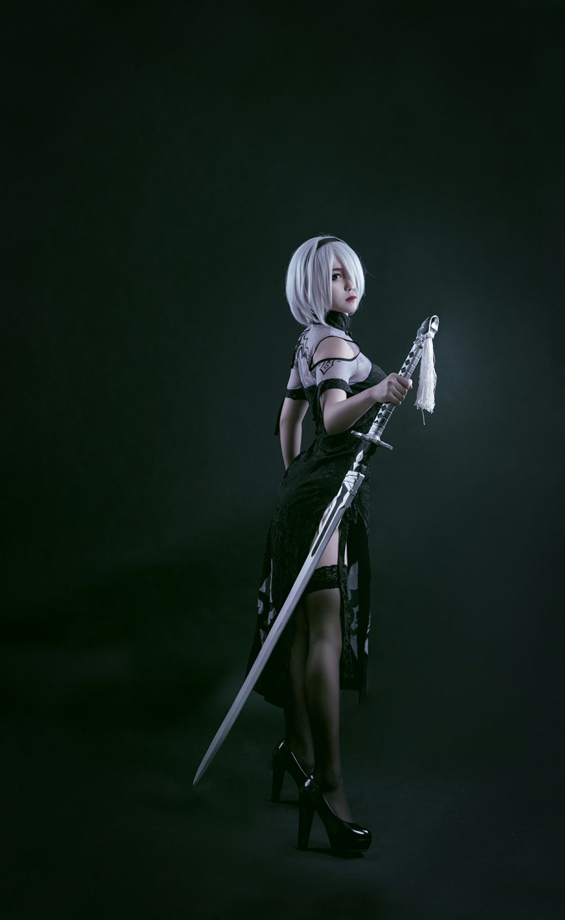 图片[31]-[Cosplay]穿旗袍的2B小姐姐 – COSPLAY-小爱·美女部落