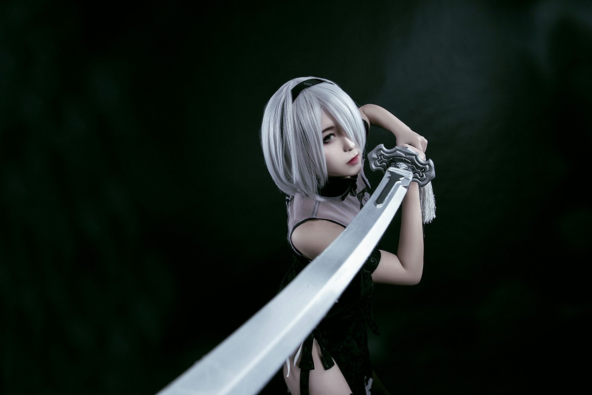 图片[32]-[Cosplay]穿旗袍的2B小姐姐 – COSPLAY-小爱·美女部落