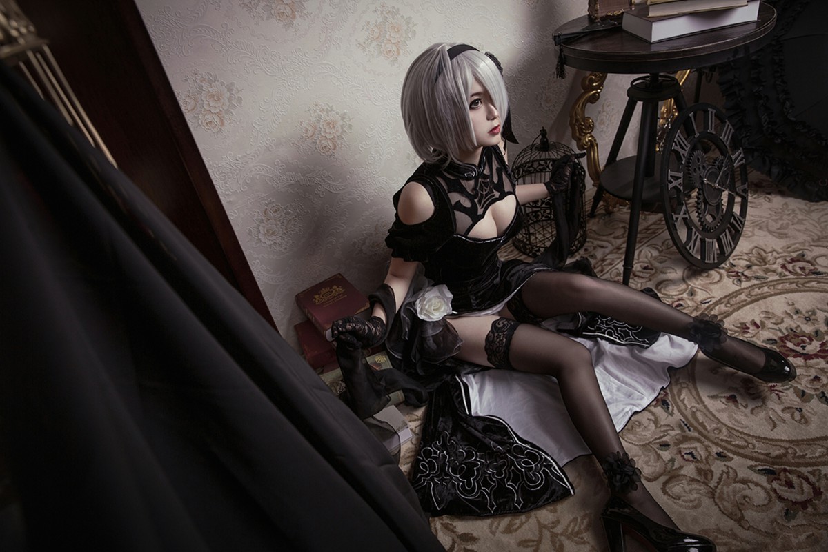 图片[42]-[Cosplay]穿旗袍的2B小姐姐 – COSPLAY-小爱·美女部落