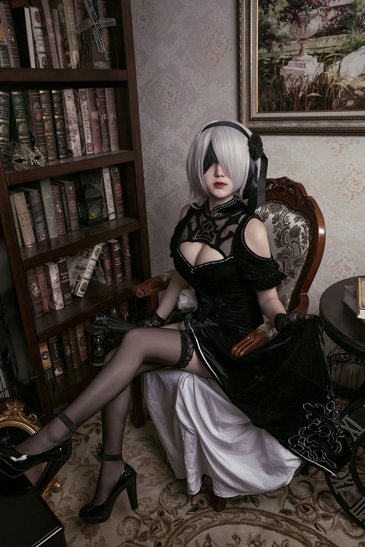 图片[43]-[Cosplay]穿旗袍的2B小姐姐 – COSPLAY-小爱·美女部落