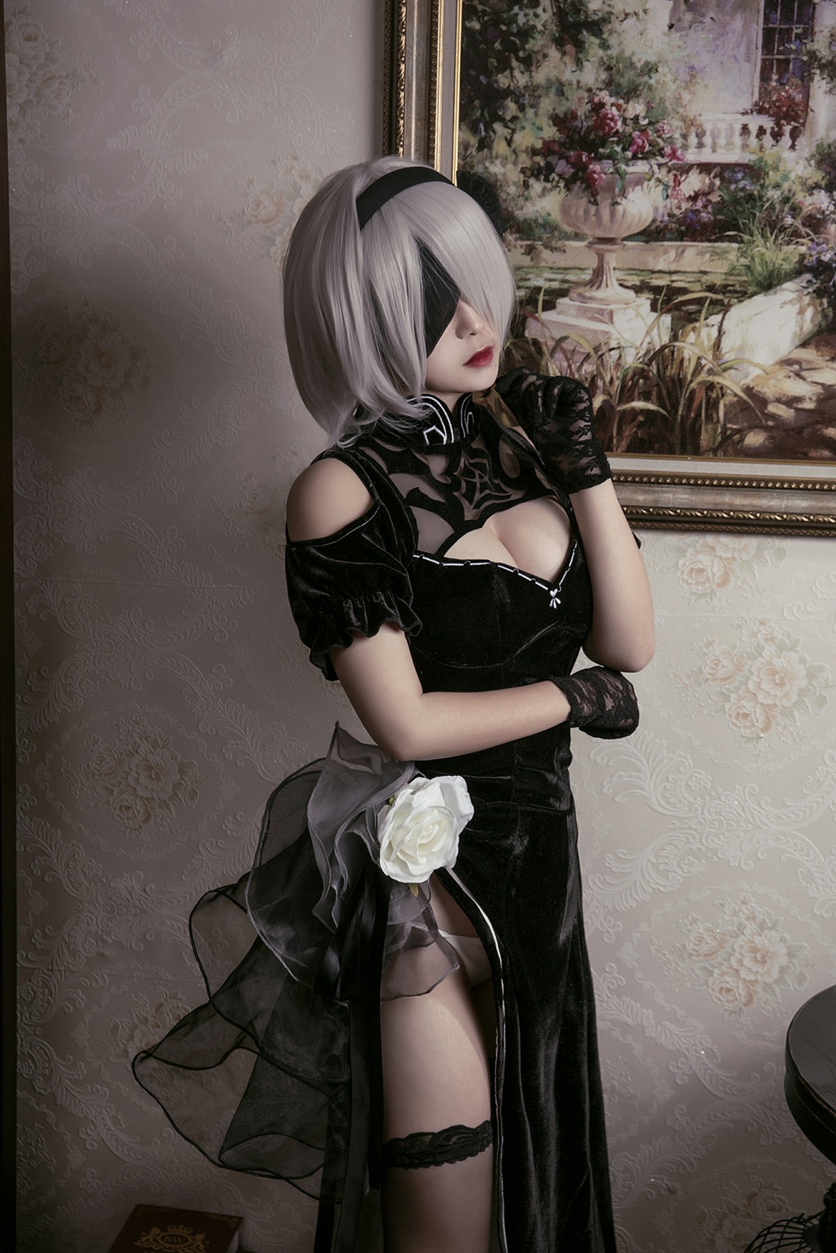 图片[45]-[Cosplay]穿旗袍的2B小姐姐 – COSPLAY-小爱·美女部落