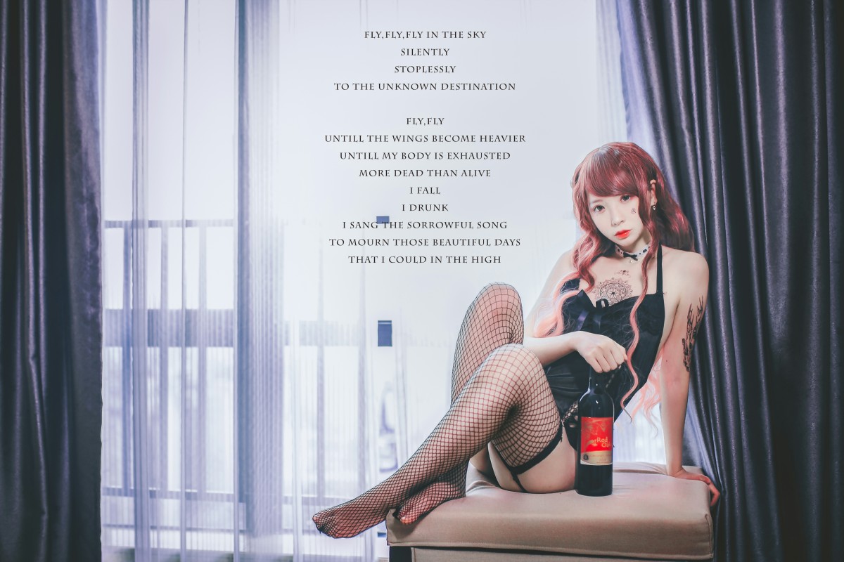 疯猫ss -黑色吊带袜 – COSPLAY-小爱·美女部落