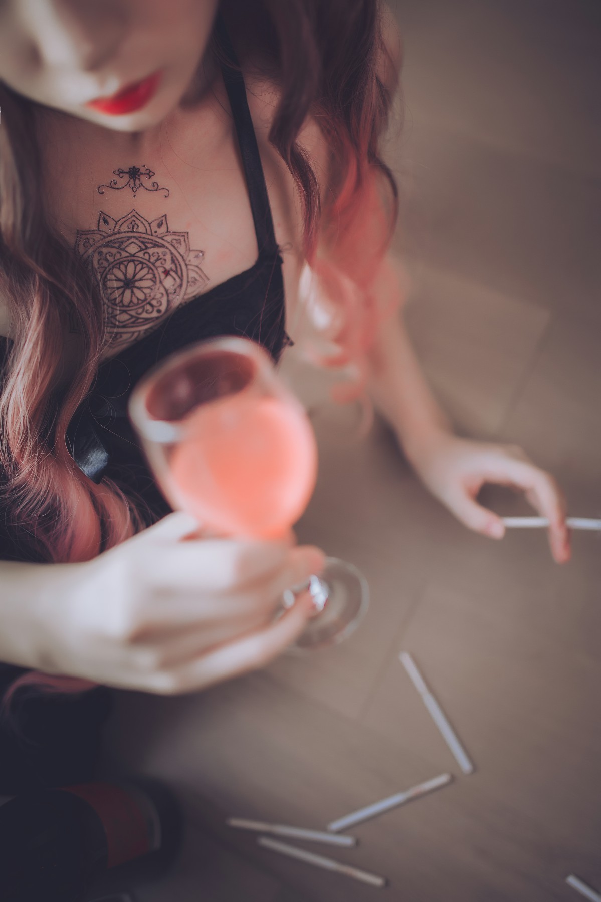 图片[21]-疯猫ss -黑色吊带袜 – COSPLAY-小爱·美女部落