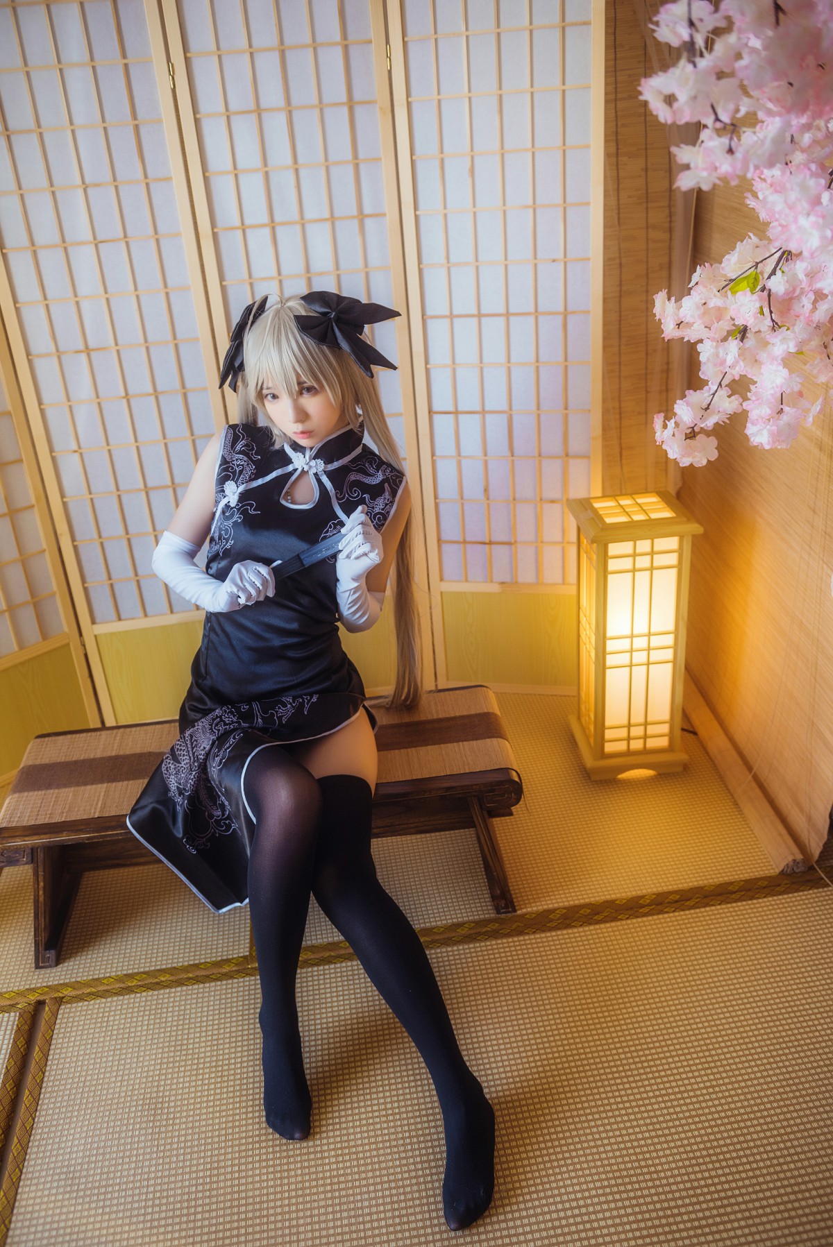 图片[11]-疯猫ss -穹妹旗袍 – COSPLAY-小爱·美女部落